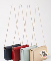 IN Home 2018 Spring Korean designer brand MUTEMUSE Gold fashion bag chain