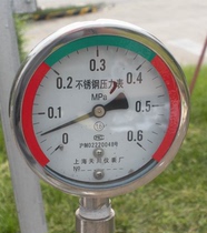 Red yellow and green pressure gauge logo Dial indicator sticker color ring Pipe label sticker 10 cm round reflective