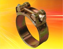 Tube bundle strong clamp throat single head European color-plated strong throat hose hoop tube bundle Tube clamp tube clamp