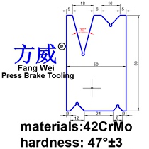 (Lengye Fangwei) Aluminum veneer factory special double-sided slotted high bending die high avoidance bottom tire