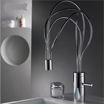 German original playhome full copper plated chrome hot and cold kitchen faucet sink vegetable basin tap