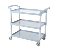 Multipurpose triple layer trolley cleaning car restaurant car cleaning caravan dining car hotel car