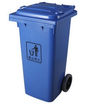 100 liters 120 240 liters plastic trash can outdoor sanitation big trash can property Community foot trash can