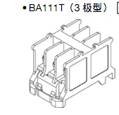 BA111T Japan idec and spring connection terminal BA211T terminal block BA311T three-stage terminal block
