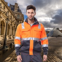 Uncle An 3M vision Li G472 high warning work jacket wear-resistant construction site 80302 fluorescent orange