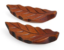Japan style and wind log chopstick holder solid wood chopsticks tofoliate chopstick holder with leaf chopstick holder and chopstick holder