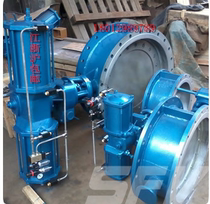 D643H pneumatic two-way pressure metal hard seal butterfly valve pneumatic three eccentric butterfly valve pneumatic flange butterfly valve