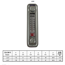 Liquid level ruler Liquid level meter LS-3 inch hydraulic thermometer Liquid level meter Oil iron shell thermometer LS-5