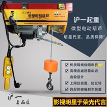 Shanghai one miniature electric hoist 100-1000kg household electric hoist 220V small crane hoist