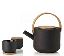 Imported Danish Stelton Stone Tea Ceremony-Native teapot porcelain teapot heating base