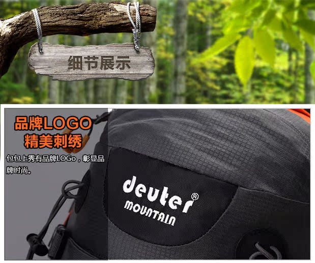 35L40L ngoài trời ba lô lưới ba lô nam đi bộ đường dài túi đi bộ túi du lịch túi du lịch túi bên ngoài - Ba lô balo đi học nữ cấp 2