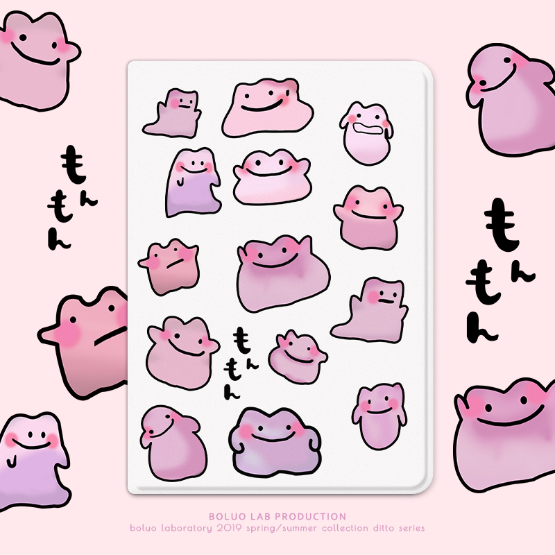 Suitable for Apple ipad7 protective sleeve 10 2 with pen slot 2019 ever-changing strange air4 net red 2018mini5 cute 2020 tablet pro11 inch 10 5 three