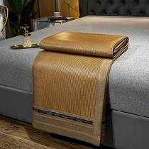 High-end rattan mat ice silk mat can be washed and foldable three-piece bamboo fiber for children and babies 2021 New