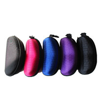 Glass box anti-extrusion hard-case fishing glasses dedicated cycling portable car hook large waterproof zipper mirror