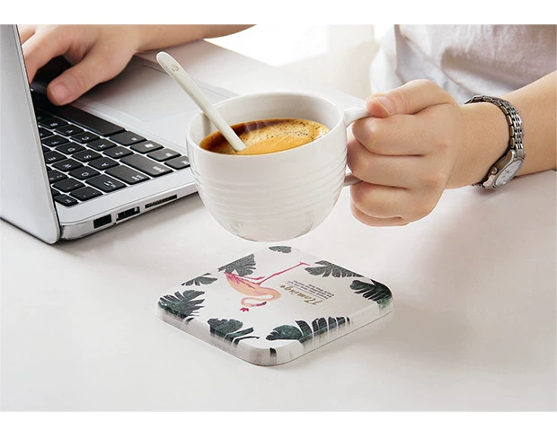 思 diatomaceous water coaster diatom bùn chống trượt pad pad mat trà coaster water coaster