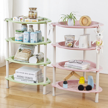 Usiju Nordic multi-layer floor shelf Home kitchen vegetable and fruit storage rack Bathroom storage rack