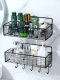 Bathroom Storage Rack for Home Use, Bathroom, Toilet, Kitchen, Washbasin, No-Drill Wall-Mounted Storage Shelf