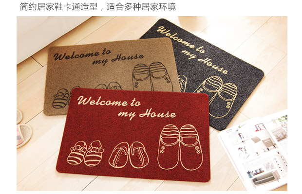 Lối vào cửa in thảm cửa ra vào Thảm cửa hội trường Phòng khách phòng ngủ phòng tắm nước trượt tuyết - Thảm sàn thảm xốp trải sàn 60x60
