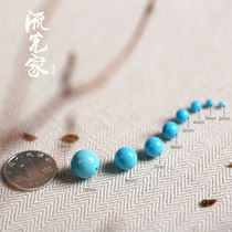 Liuguangjia 2mm-8mm high porcelain blue sleeping beauty turquoise loose beads round beads turquoise bracelet