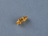[流光家 纯金古法錾刻金刚杵降魔杵 999黄金吊坠配饰隔片隔珠]