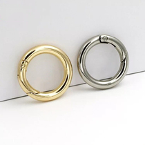 (3 packs) Spring ring metal ring Keychain Circle split ring luggage ring buckle hardware DIY accessories