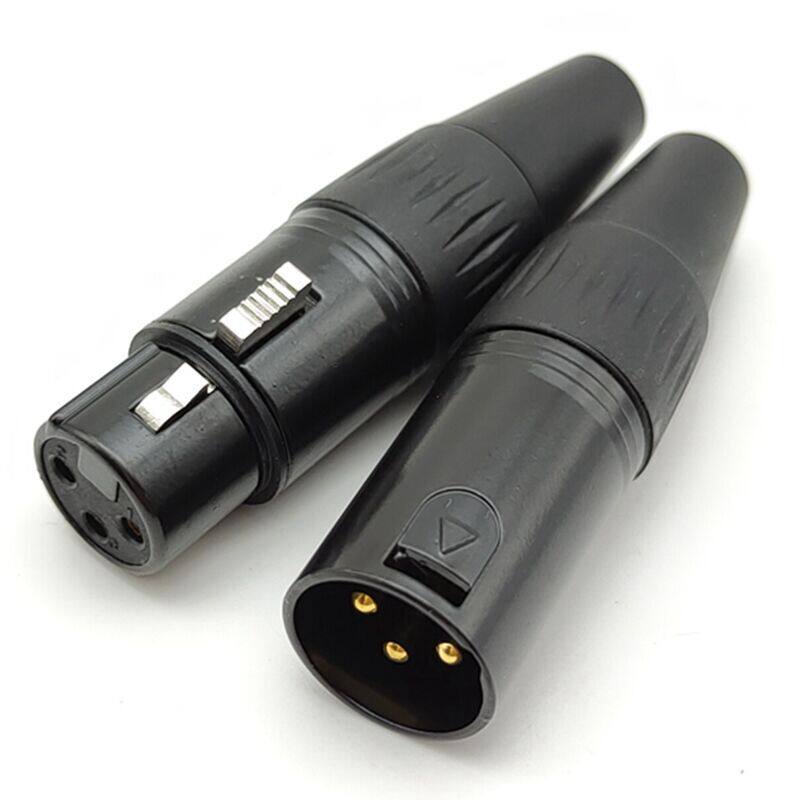 Black gold carlon three - core balance head audio Kannon public console audio 3 - core Karon's core