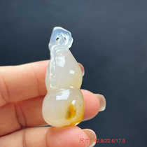 Ruihuang Cui Natural Jade Yunnan Huanglong Jade Fine Jewelry Gourd Pendant Fulu Sweater Chain Jade Pendant Gift