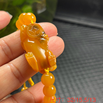 Ruihuang Cui Natural Jade Yunnan Huanglong Jade Fine Jewelry Grass Flower Overlord Pixiu Bracelet Bracelet Gift