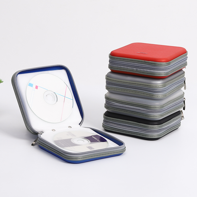 Simple 80 large capacity CD case home baby CD storage bag DVD bag high-end car disc bag