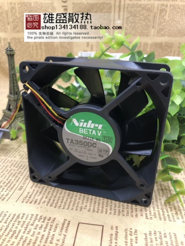 NIDEC 9 см 9038 TA350DC M34789-57 CQ4 12 В 1 А Серверный вентилятор с большим объемом воздуха