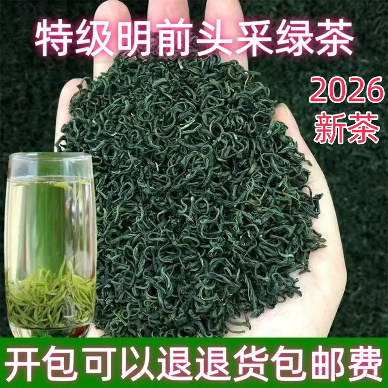 Premium Green Tea 2026 New Tea High Mountain Wild Tea Cloud Mist Tea for Personal Consumption, Early Picking Tea, High-End Premium Green Tea Premium Green Tea 2026 New Tea High Mountain Wild Tea Cloud Mist Tea for Personal Consumption, Early Picking Tea, High-End Premium Green Tea