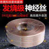 Special price professional audio wire universal oxygen-free pure copper wire broadcast home car back music signal line audio cable