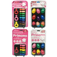 Японская игрушка, безопасные нетоксичные мелки, цветочная кисть, кольцо, в цветочек, 6 цветов, 12 цветов