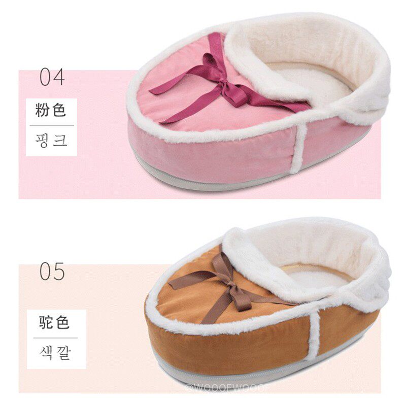 K1 Pet Furniture Innate Winter Warm Kitty Slippers Nest Closed Cat Sleeping Bag Cat Kennel Pet Bed