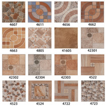 American country antique brick 400x400 Villa terrace Courtyard non-slip outdoor tile Cobblestone outdoor floor tile