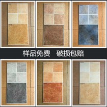 Pastoral antique brick 300x300 balcony gray floor tiles Foshan wear-resistant brick Kitchen bathroom non-slip floor tiles