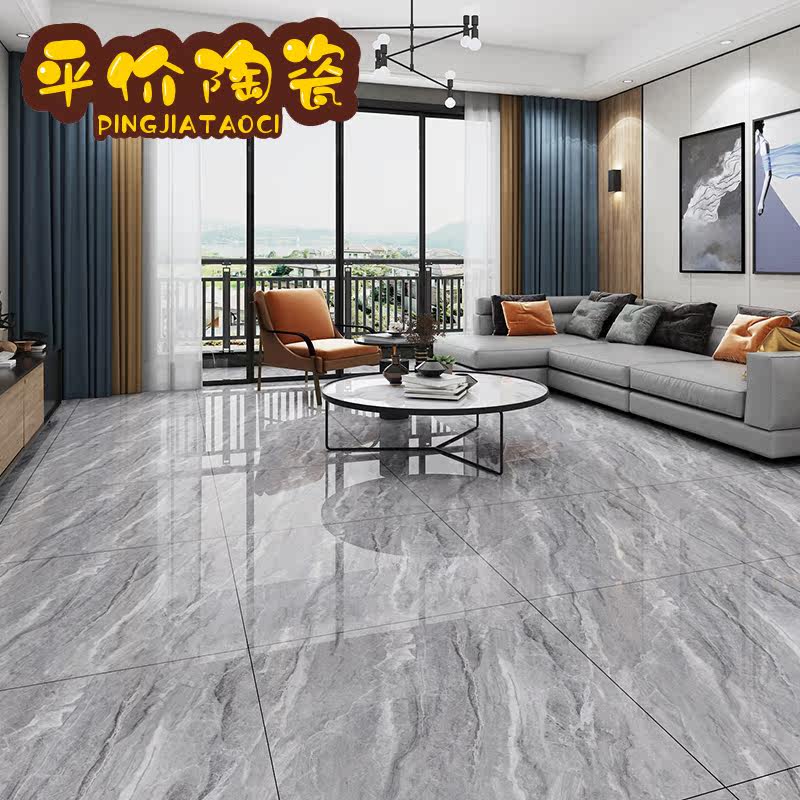 Minimalist modern Foshan infinity Veins Through Body Marble Tiles 800x800 Guest Dining Hall Anti-Slip Floor Tiles