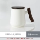 Wood Office Cup_blery White