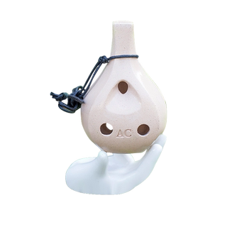 洪啸陶笛6孔中音C调 6孔AC 六孔 学生 儿童 初学送教材 包邮