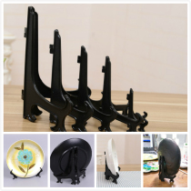 Plastic plate bracket bracket bracket decorative plate frame porcelain plate disc display plate frame table LED light medal holder