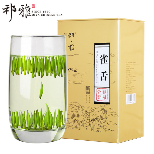 祁雅 特级明前雀舌 翠芽春茶 250g 天猫优惠券折后￥88包邮（￥128-40）