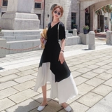 Комплект, платье, юбка, летняя одежда, длинный корсет, французский стиль, 20 года, в корейском стиле, средней длины