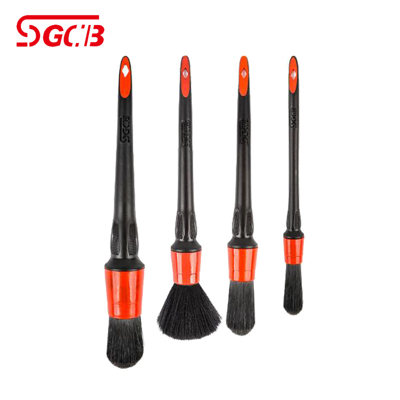 sgcb new grid multifunction cleaning brush car interior air conditioning dust removal soft hairbrush seat gap details brush