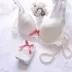 Nhật Bản trắng đen mỏng phần mỏng cô gái gợi cảm ren tập hợp áo ngực với kích thước lớn