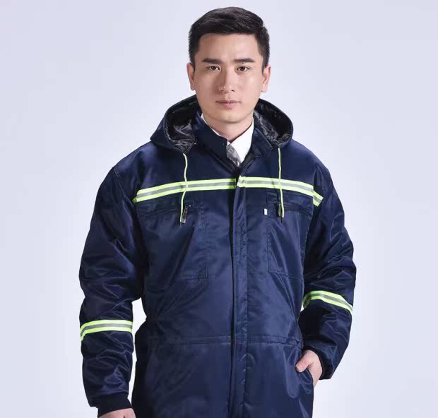 Mùa đông ngoài trời kho lạnh đặc biệt quần áo mùa đông ấm áp công việc quần áo cotton mảnh bảo hiểm lao động cơ thể dày cộng với bộ bông chống bụi shop đồ nam đẹp