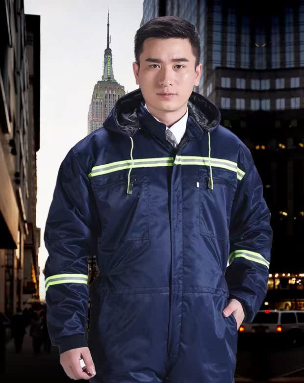 Mùa đông ngoài trời kho lạnh đặc biệt quần áo mùa đông ấm áp công việc quần áo cotton mảnh bảo hiểm lao động cơ thể dày cộng với bộ bông chống bụi shop đồ nam đẹp