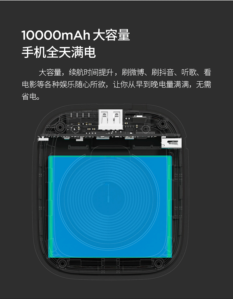 GIẢI QUYẾT sạc không dây mini mini cầm tay không dây sạc điện thoại di động Apple X chuyên dụng iPhone XS Max sạc điện thoại di động siêu mỏng Huawei mate20pro kê phổ sạc nhanh - Ngân hàng điện thoại di động sạc dự phòng không dây samsung