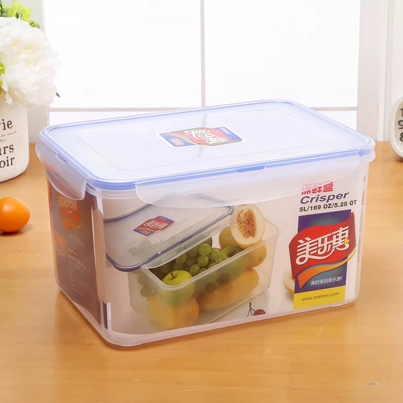 Capacious rectangular mini box, lunch box, plastic storage box
