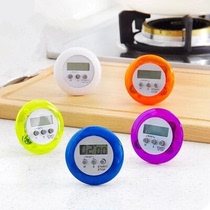 Round electronic timer kitchen countdown timer positive timer can be timed electronic timer