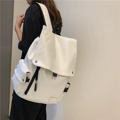 Tide, полиуретановый модный трендовый ноутбук для путешествий, школьный рюкзак для школьников, сумка через плечо, подходит для подростков